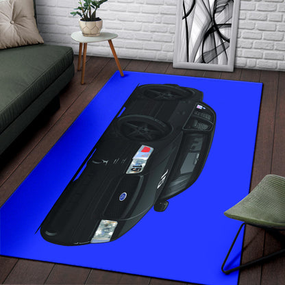 1999 Crown Victoria Blue Background Area Rug