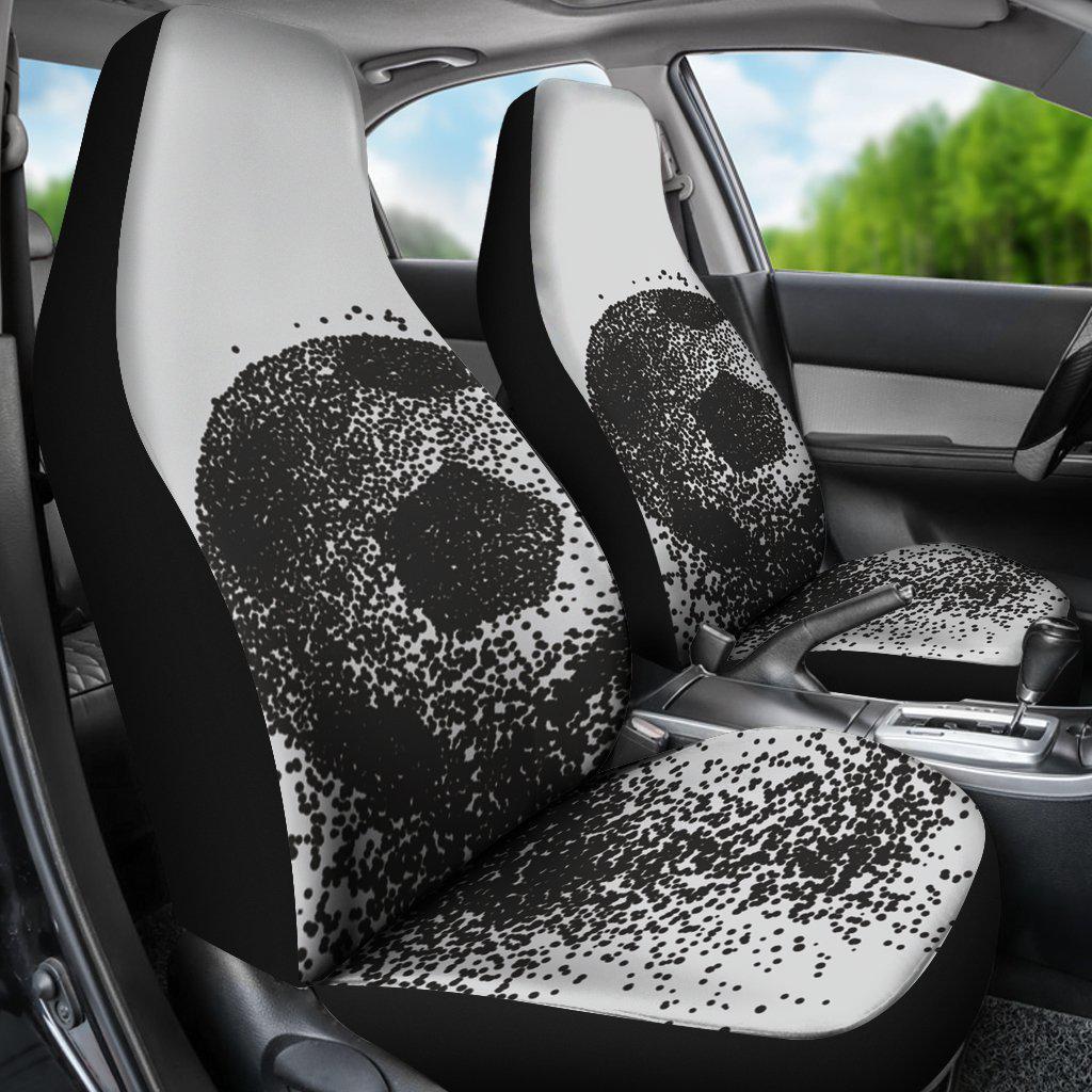 Soccer Ball Abstract Design Seat Covers
