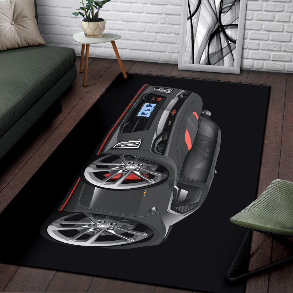 2017 Camaro RS 50th Anniversary Edition Car Art Area Rug