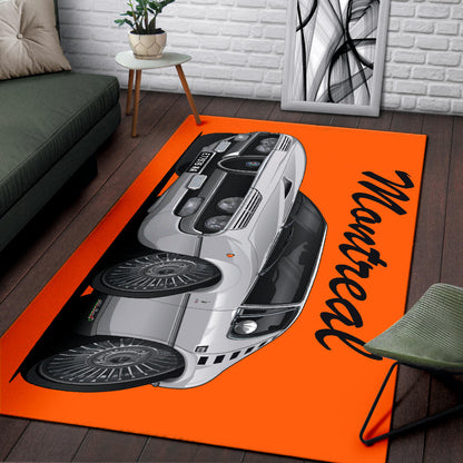 1971 Alfa Romeo Montreal Car Art Area Rug