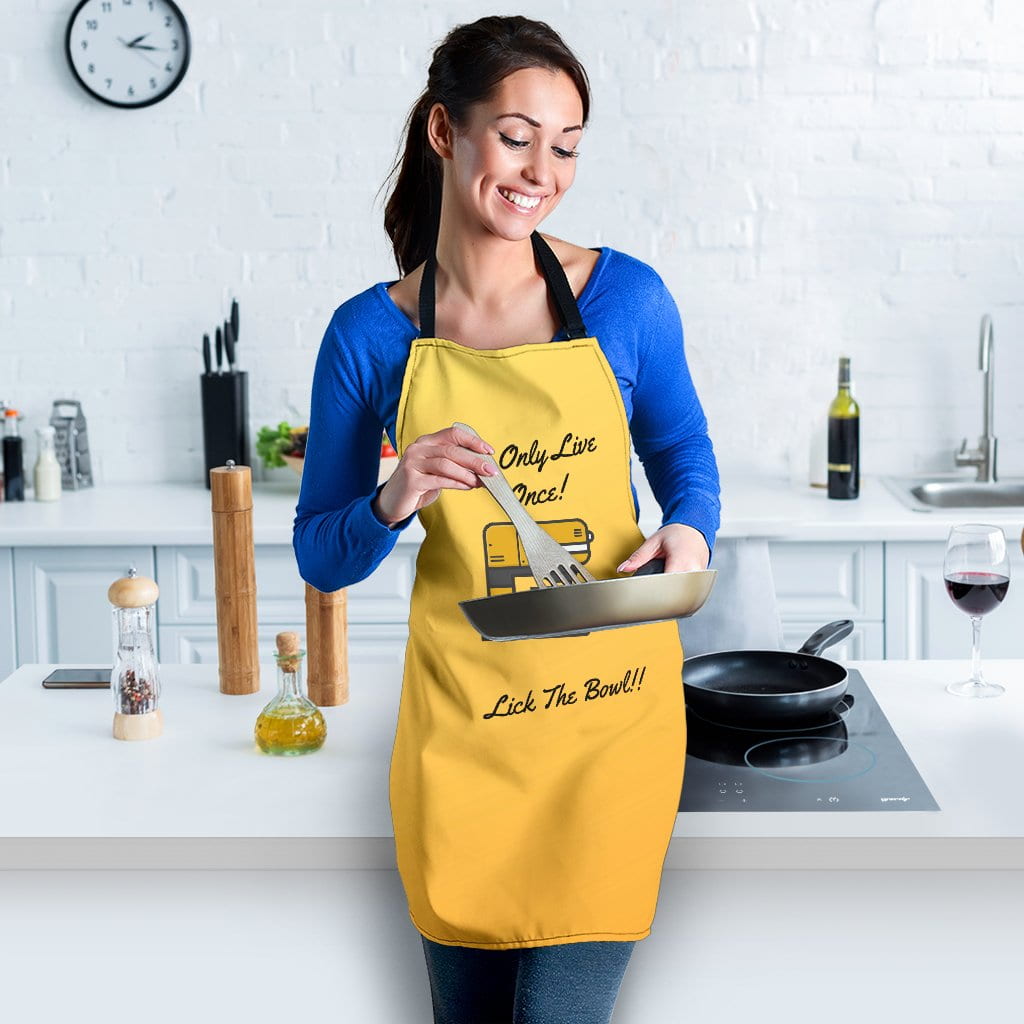 Women's Apron - Lick The Bowl