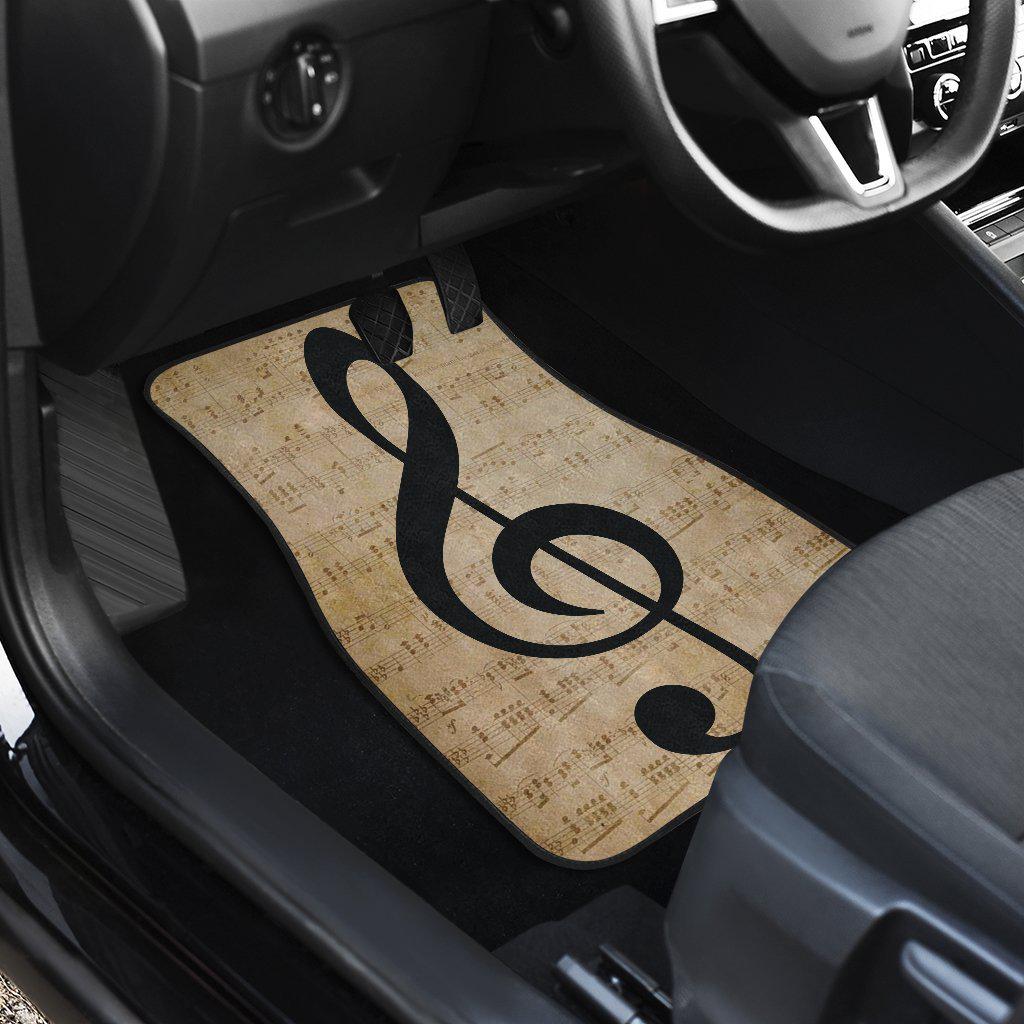 Treble Base Clef Music Floor Mats