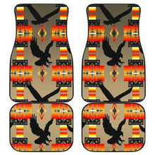 Eagle Brownish Gray Fade Set of 4 Car Floor Mats