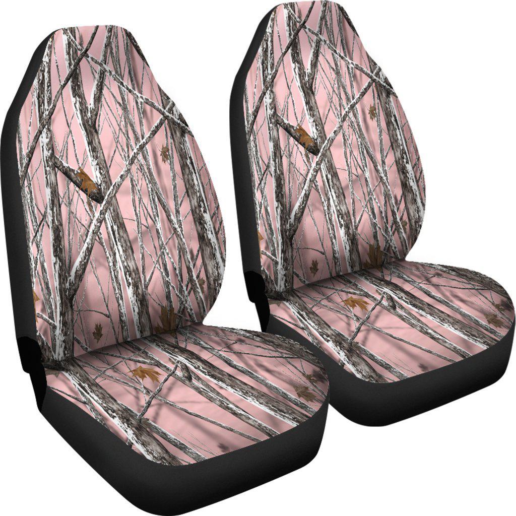 Snowstorm Camo Pink Design Seat Covers