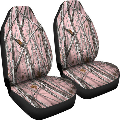 Snowstorm Camo Pink Design Seat Covers