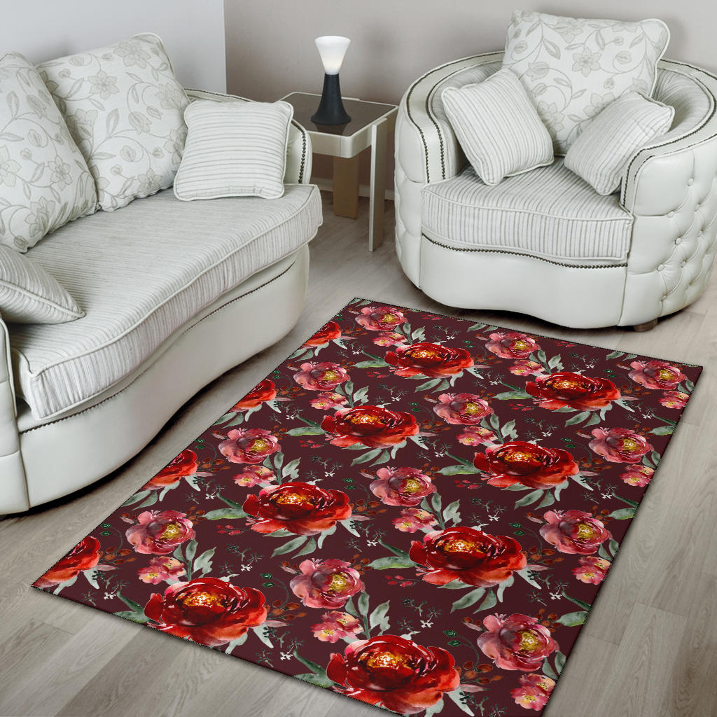 Royal Rose Garden Area Rug