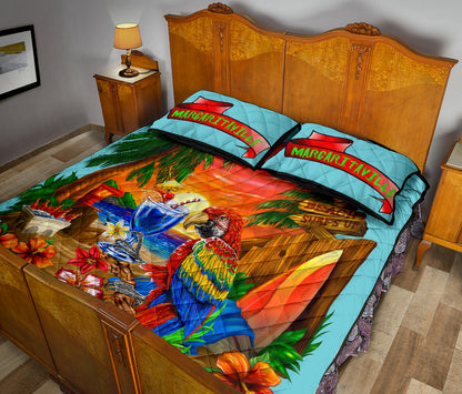 Margaritaville Baby Blue Quilt Set