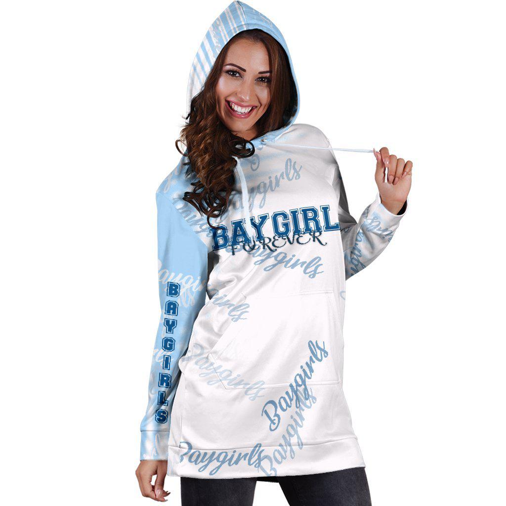 Baygirl Forever Blue Hoodie Dress