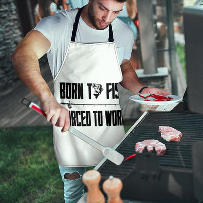 Apron Men Born To Fish