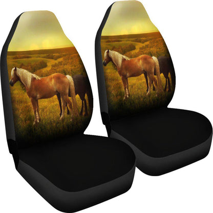 Horse Sunset Valley Seat Covers