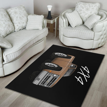 1986 4X4 Truck Car Art Area Rug
