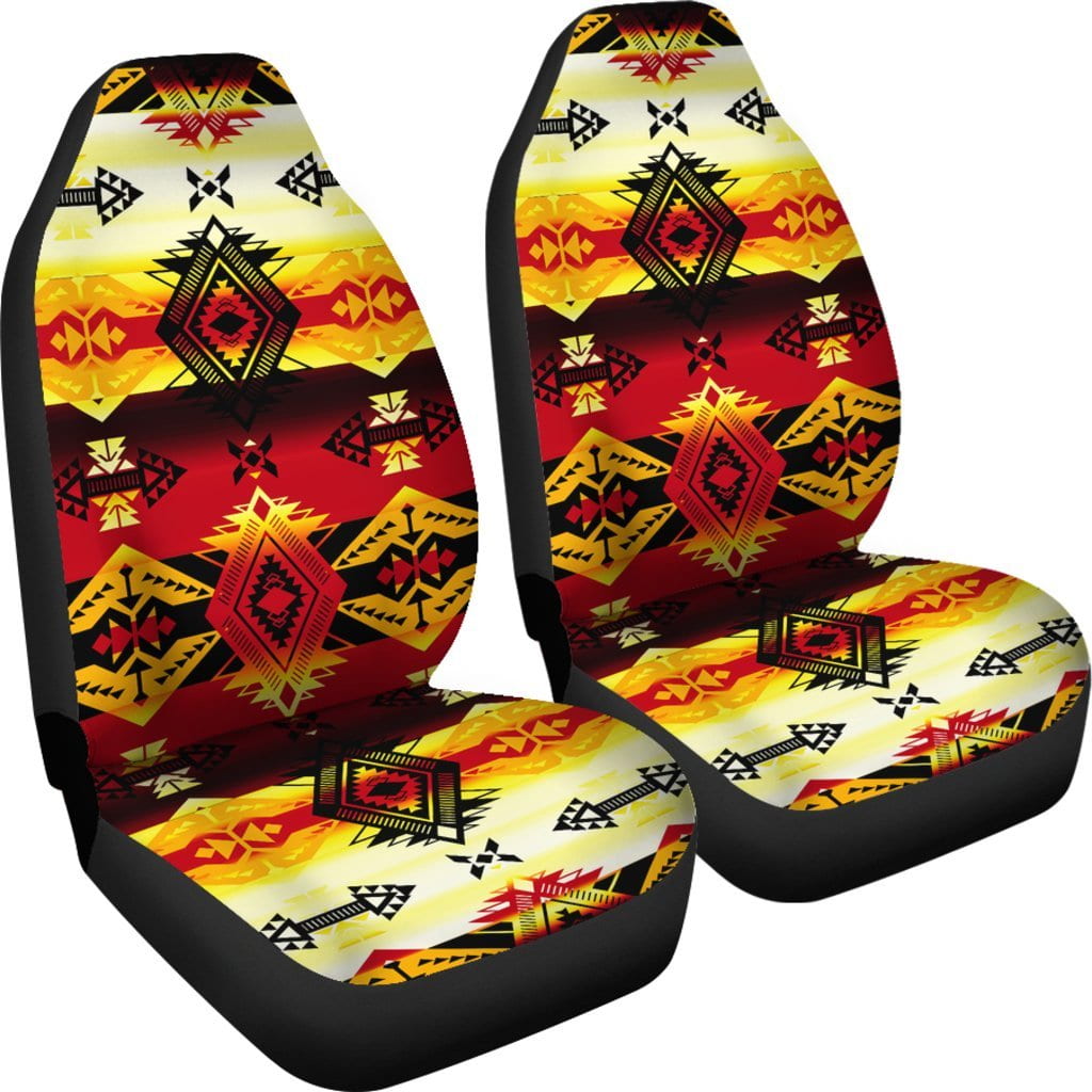 Sovereign Nation Fire Set of 2 Car Seat Covers