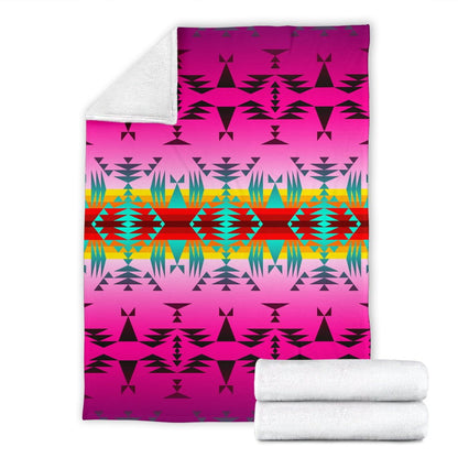 Between the Cascade Mountains Ultra-Soft Micro Fleece Premium Blanket