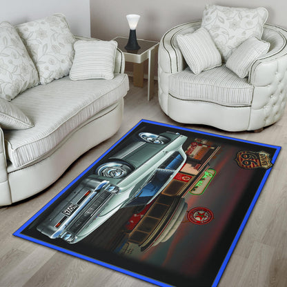 1966 Nova Route 66 Area Rug