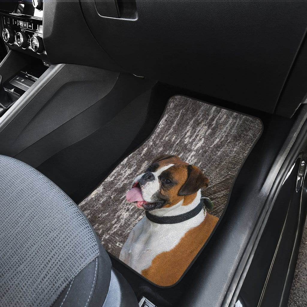 Boxer Car Floor Mats Front-Back Set of 4