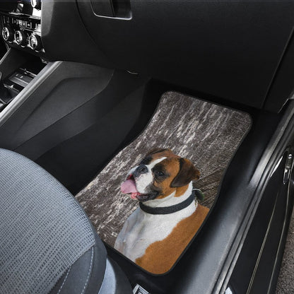 Boxer Car Floor Mats Front-Back Set of 4