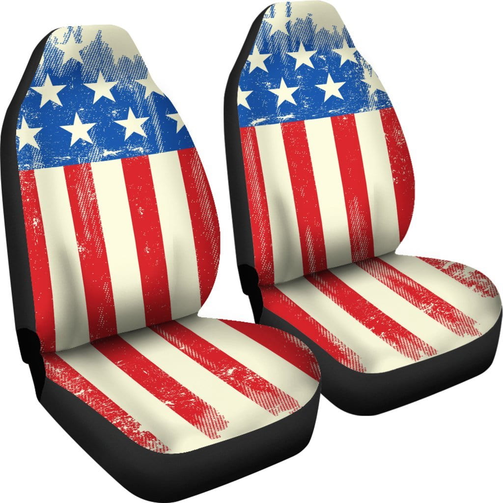 American Flag  Car Seat Covers