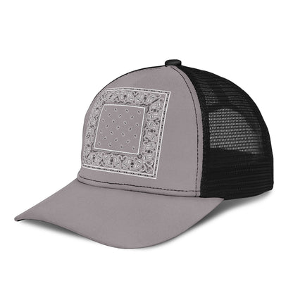 Classic Gray Bandana Mesh Back Cap