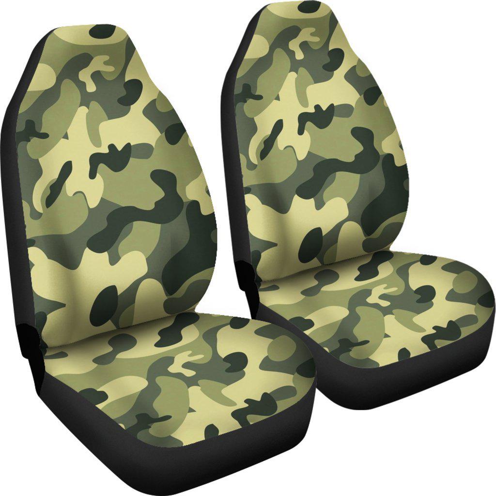 Green Camo Design Seat Covers