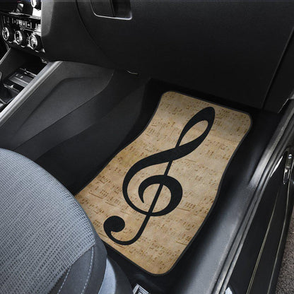 Treble Base Clef Music Floor Mats