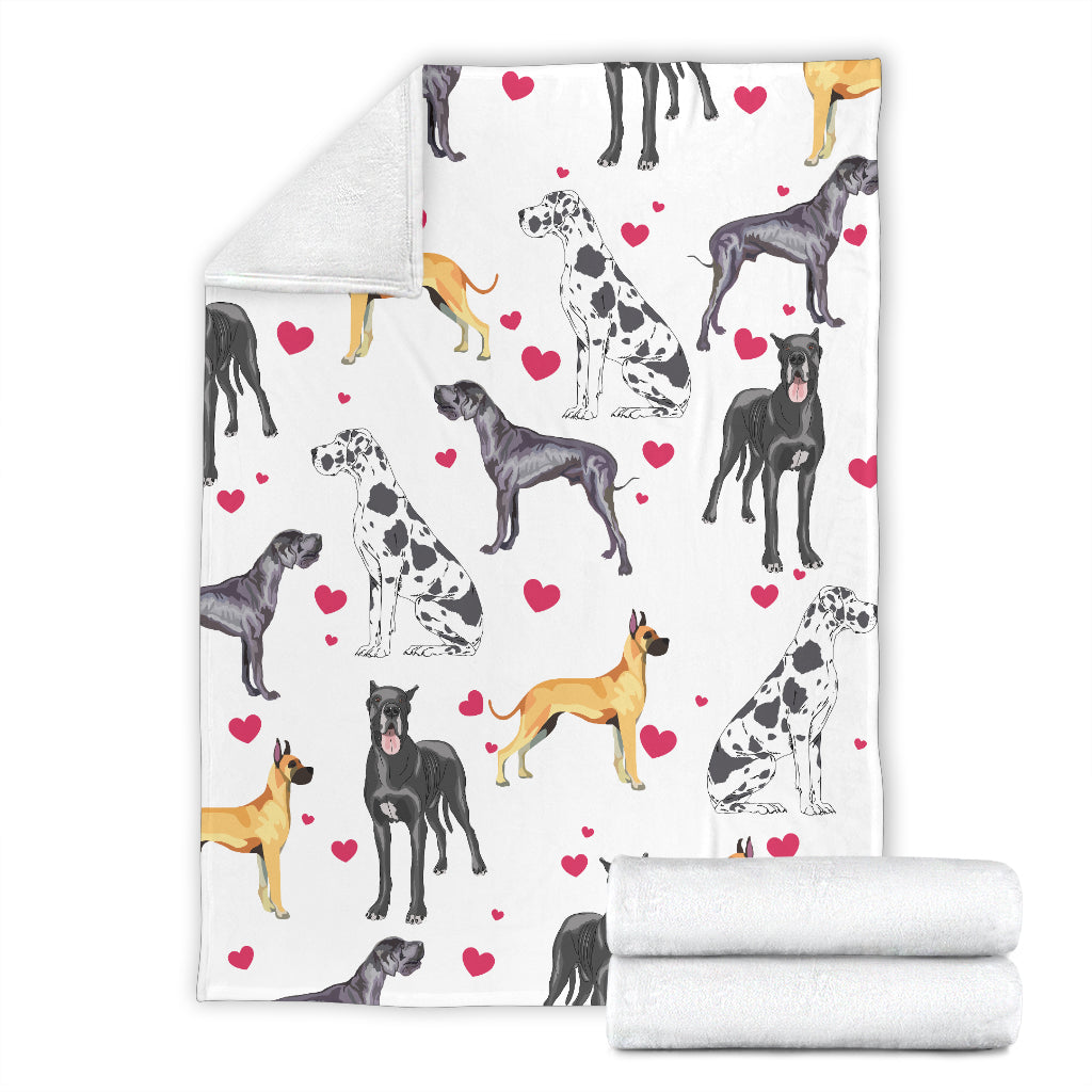 Premium Blanket Great Dane - Blanket - 1026