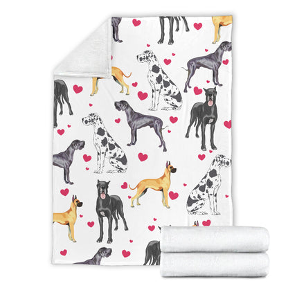 Premium Blanket Great Dane - Blanket - 1026