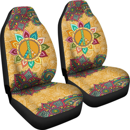 Peace Mandala Car Seat Covers