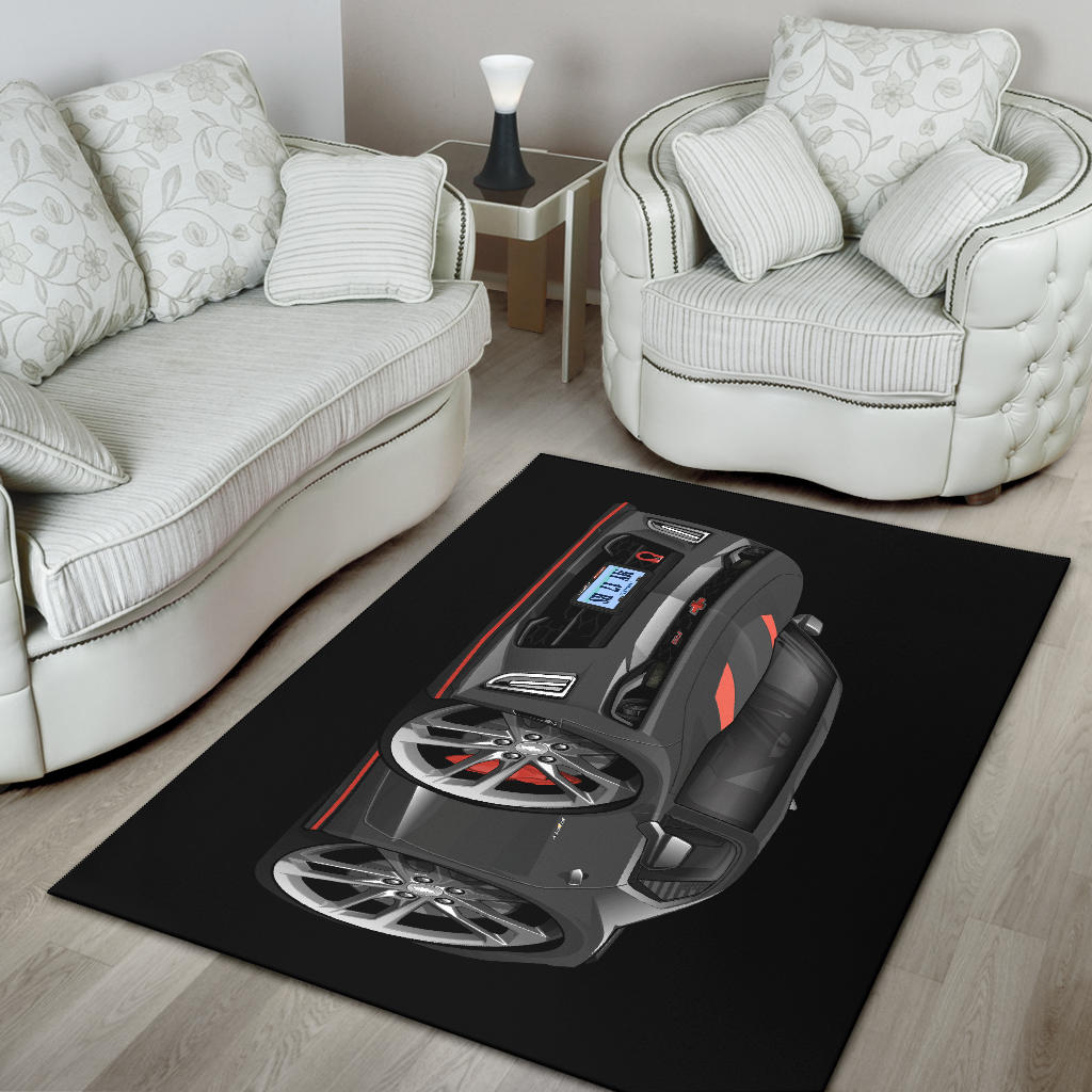 2017 Camaro RS 50th Anniversary Edition Car Art Area Rug