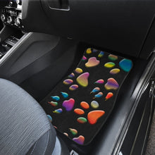 Colored paws CAR FLOOR MATS