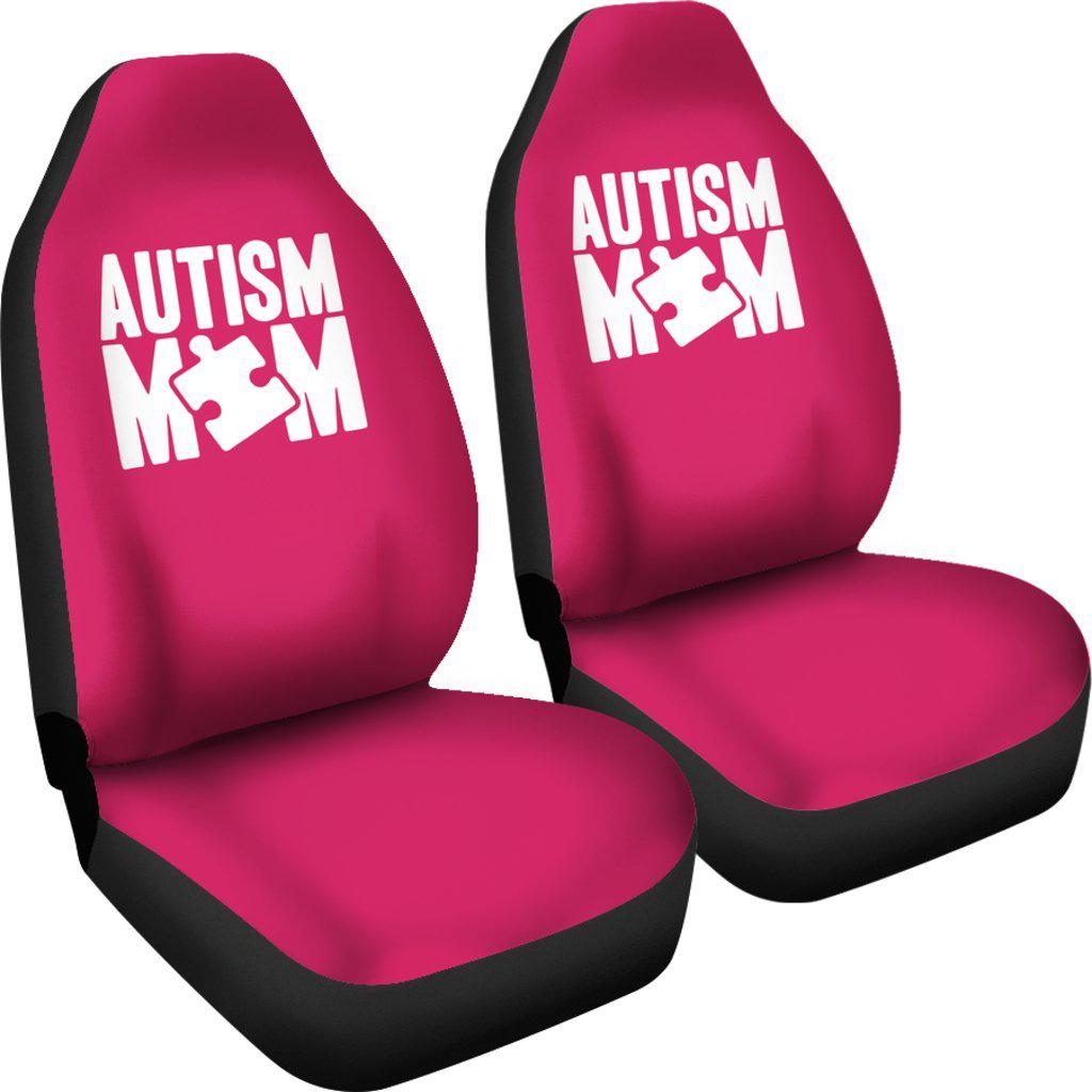 Autism Mom Design Pink Seat Covers