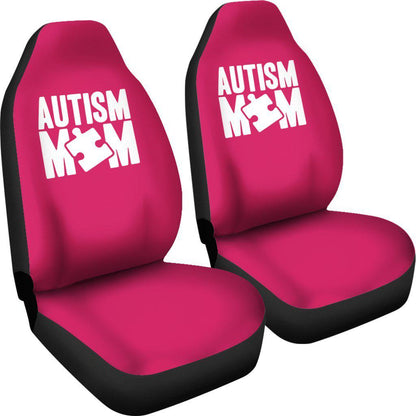 Autism Mom Design Pink Seat Covers