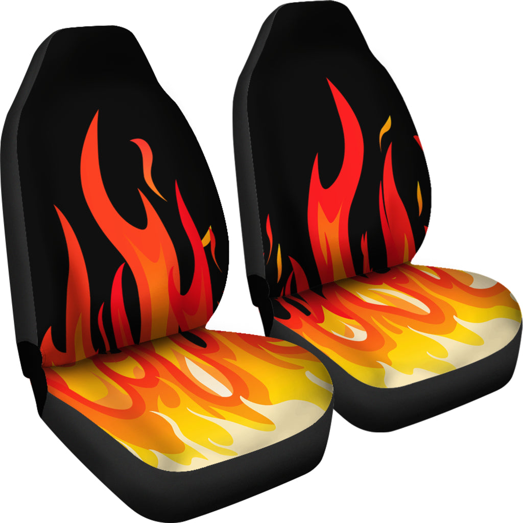 Flames Car Seat Covers