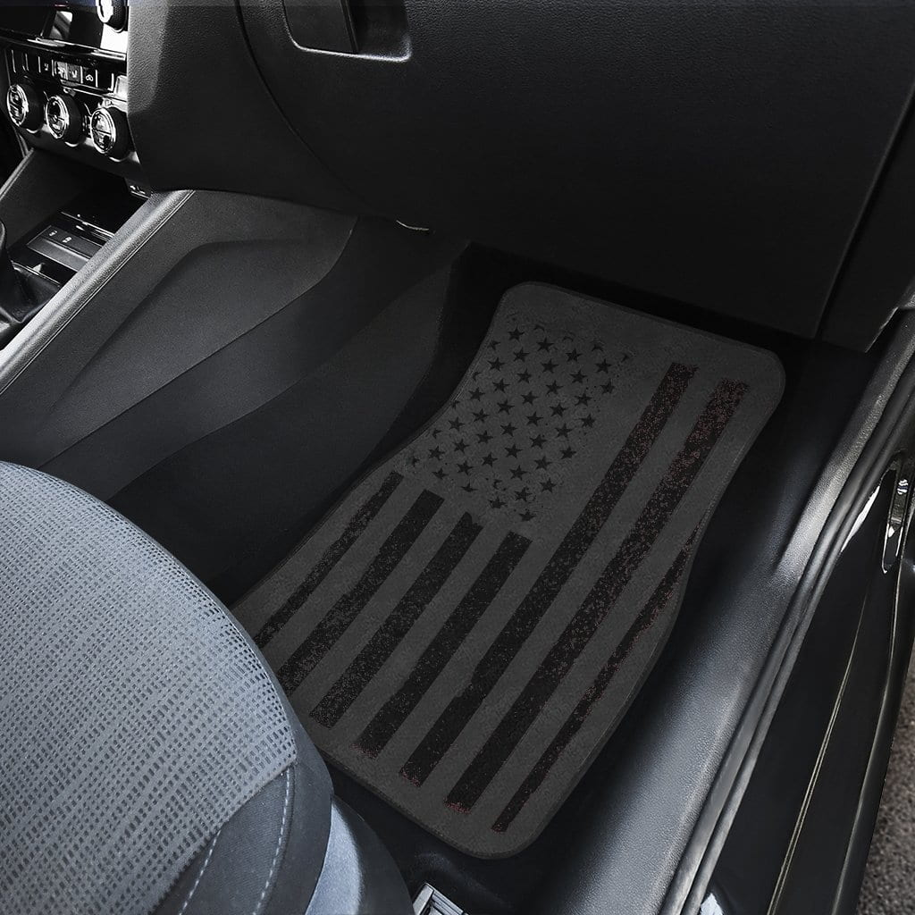 USA Flag Front/Back Car Floor Mats