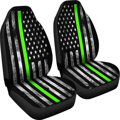 Thin Lime Green Car Seat Covers