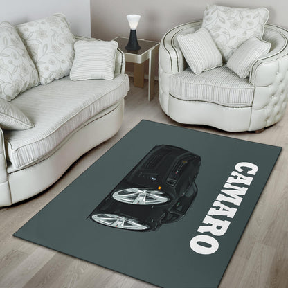 2013 Camaro Car Art Area Rug