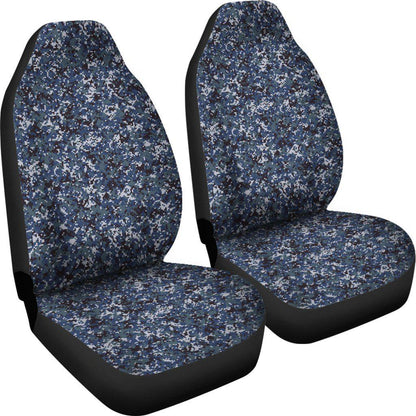 Digital Navy Camo Designed Seat Covers