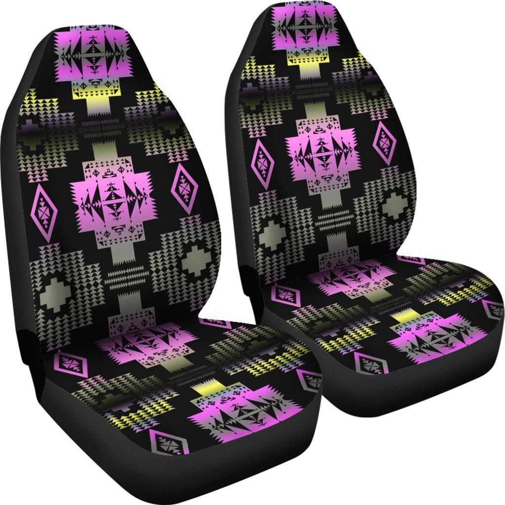 Pink Frost Set of 2 Car Seat Covers