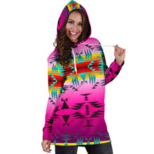 Between the Cascade Mountains Hoodie Dress