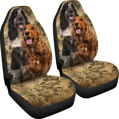 English Cocker Spaniel Car Seat Covers (Set of 2)