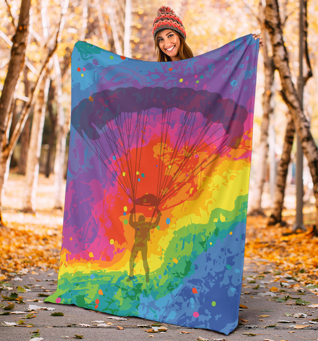 Paint Splatter Premium Blanket