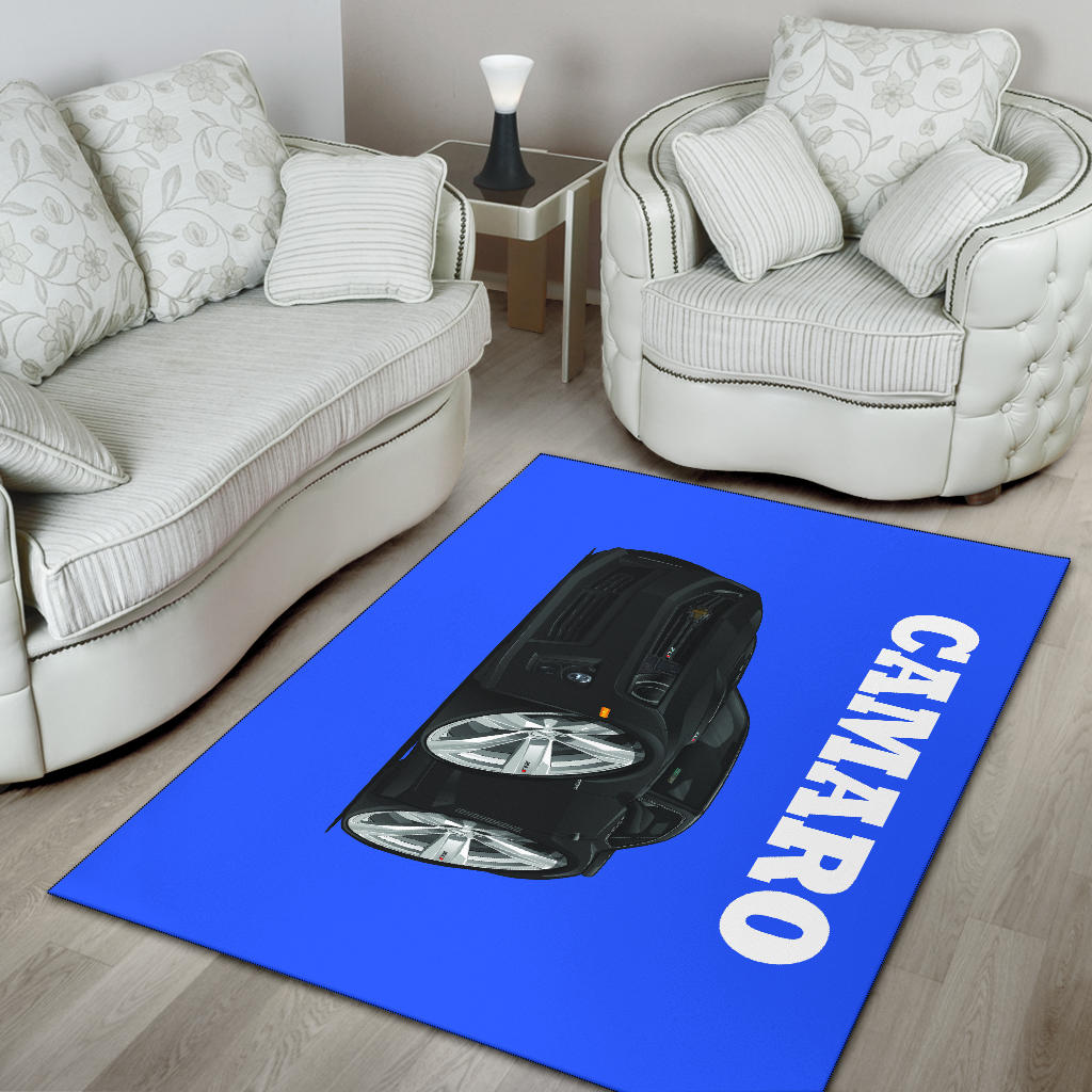 2013 Camaro Car Art Area Rug