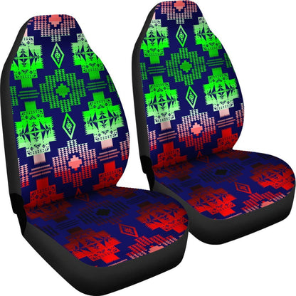 Dark Blue Shades  Set of Car Seat Covers