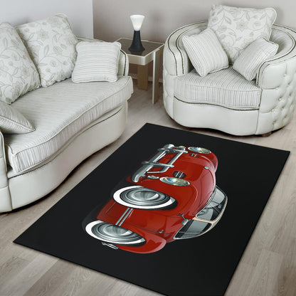 Volkswagen Car Art Area Rug