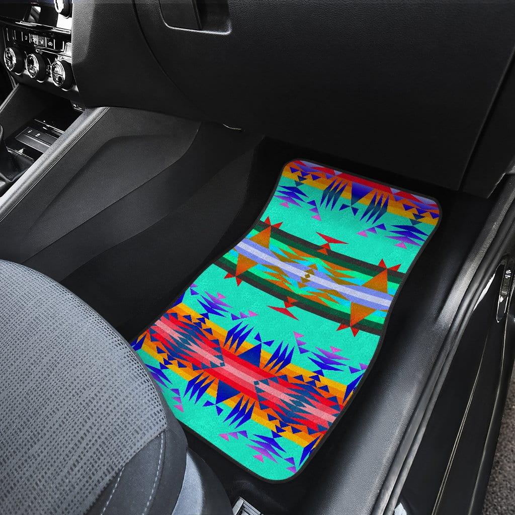 Between the Mountains Spring Set of 4 Car Floor Mats