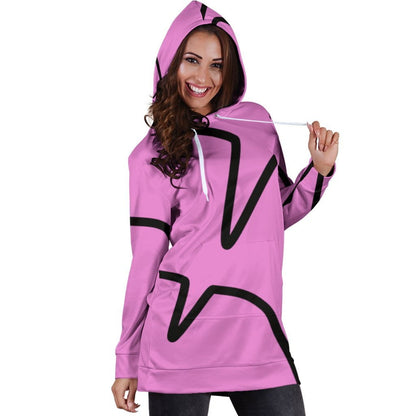 erinn d pink hoodie dress