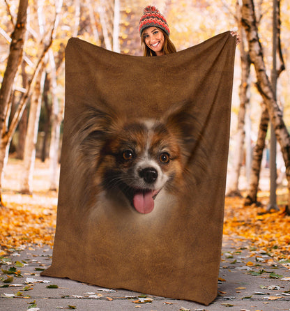 Premium Blanket Papillon Face Hair