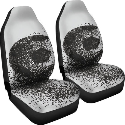 Soccer Ball Abstract Design Seat Covers
