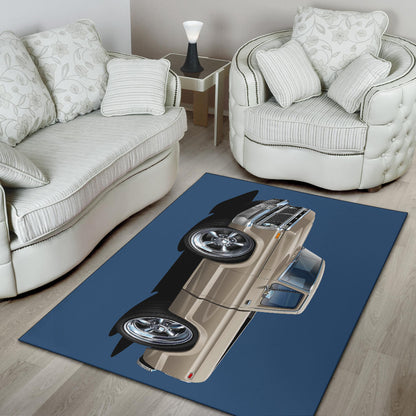 1974 F100 Pickup Truck Car Art Area Rug 3 Size Choices