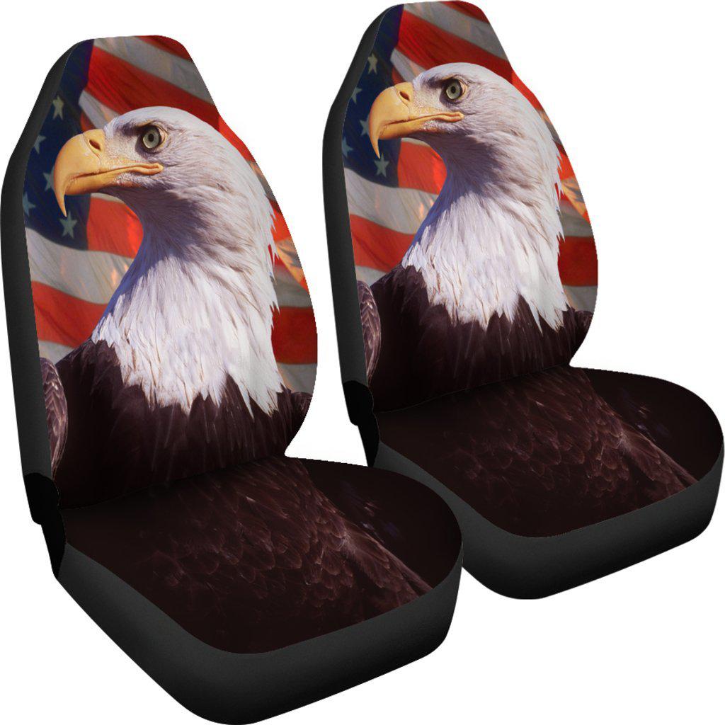 Eagle American Flag Seat Covers