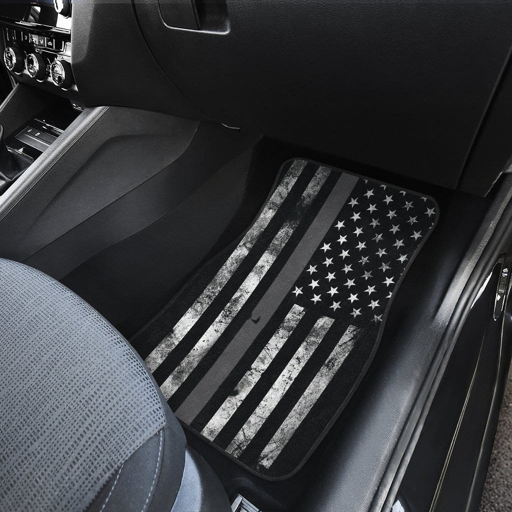Thin Gray Line Set of 4 Car Floor Mats